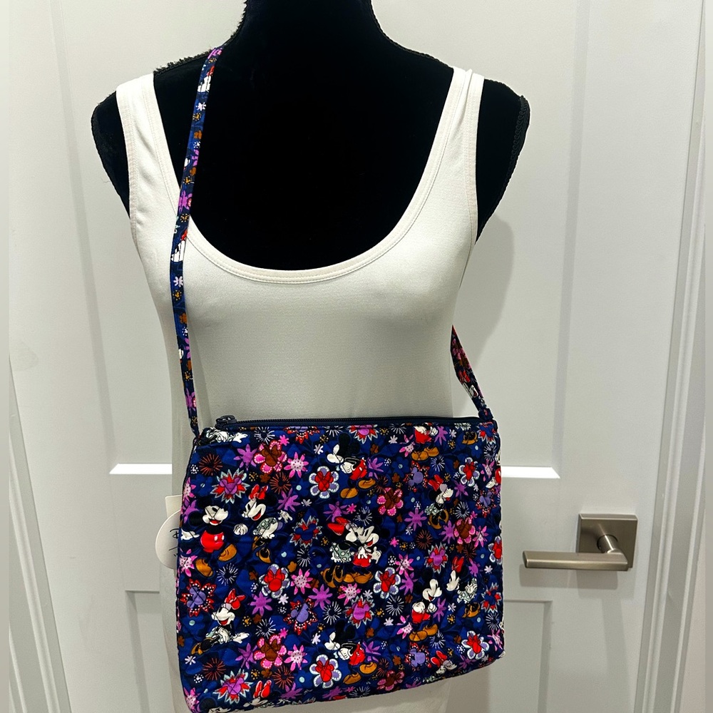 Vera Bradley Limited Edition Disney’s Mickey and Minnie Large Hipster NWT